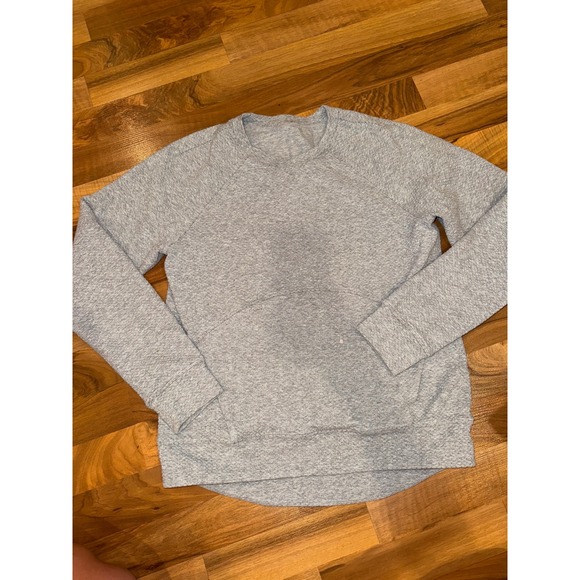 Lululemon catch a moment medium weight Comfy Athleisure Sweatshirt size 8 preppy - Picture 1 of 5